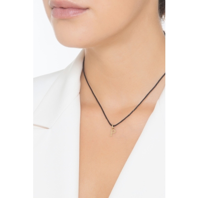 Gelbgold 18K Anhänger Buchstabe P