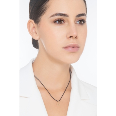 Gelbgold 18K Anhänger Buchstabe Q