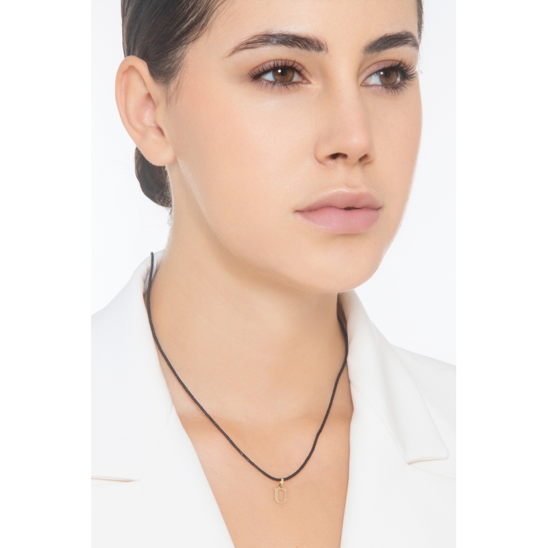 Buchstaben Anhänger U aus Gelbgold 18K Buchstaben Anhänger U aus Gelbgold 18K