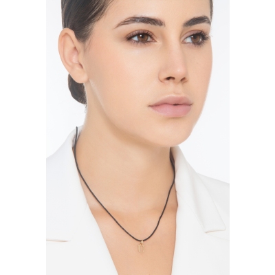 Buchstaben Anhänger U aus Gelbgold 18K