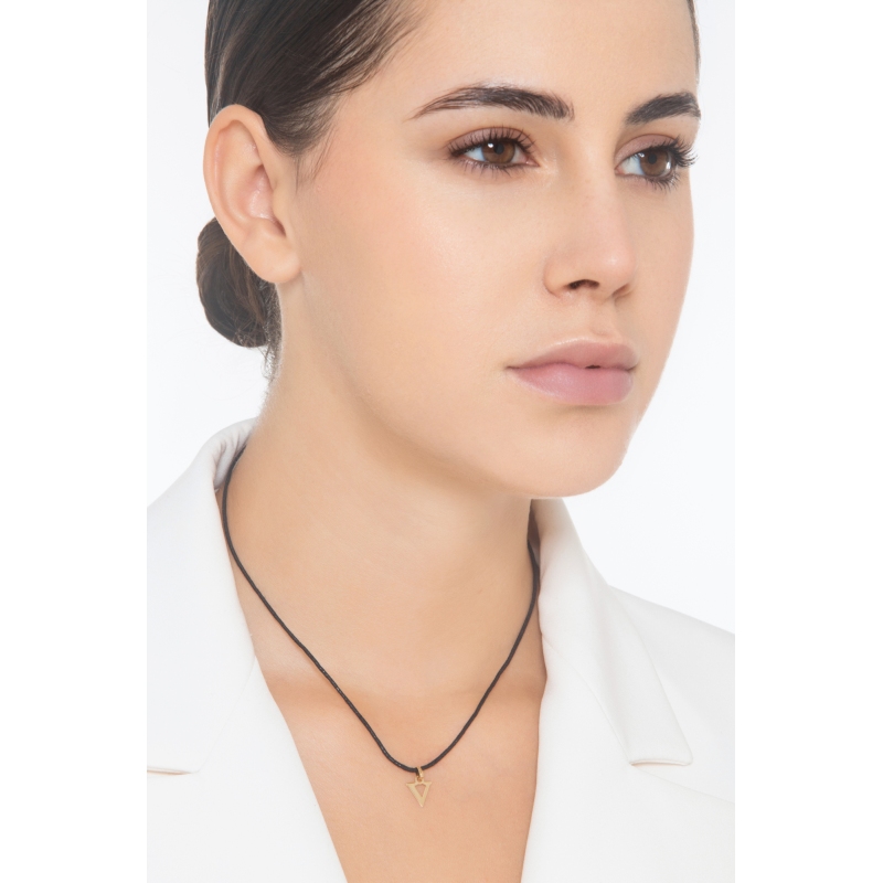 Buchstaben Anhänger V aus Gelbgold 18K  Buchstaben Anhänger V aus Gelbgold 18K