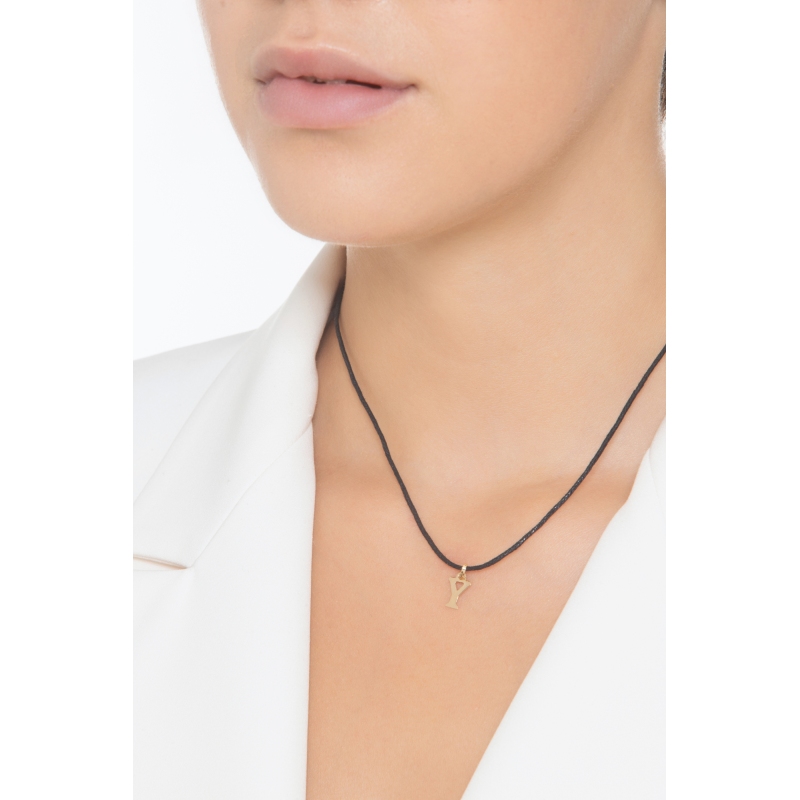 Anhänger Buchstabe Y Gelbgold 18K Anhänger Buchstabe Y Gelbgold 18K