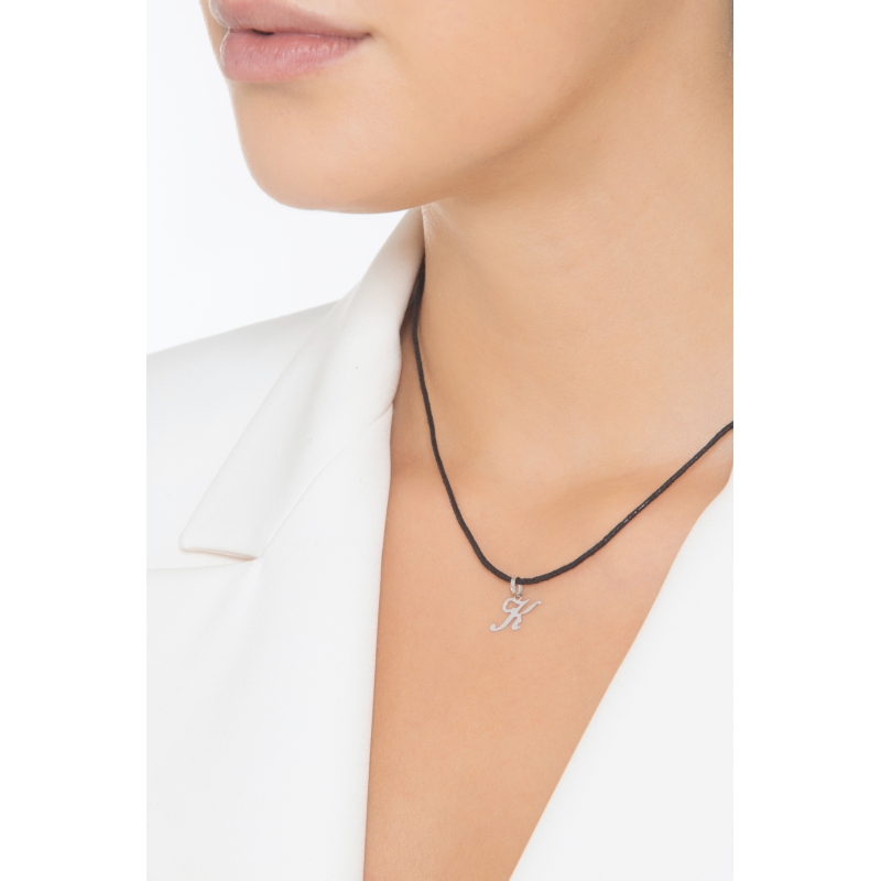 Buchstaben Anhänger K Weißgold 18K Buchstaben Anhänger K Weißgold 18K