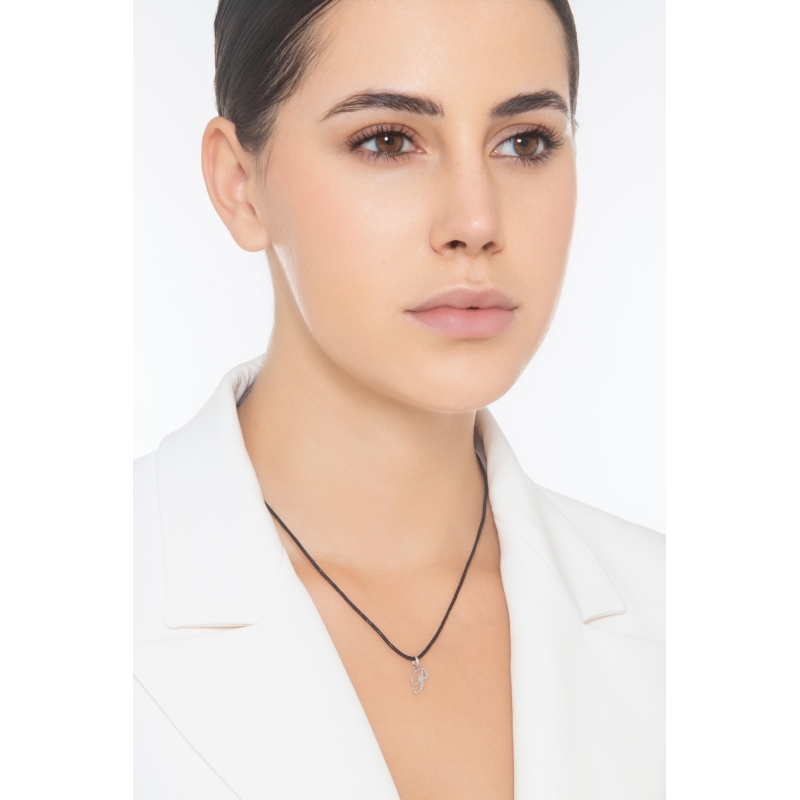 Anhänger Buchstabe P Weißgold 18K