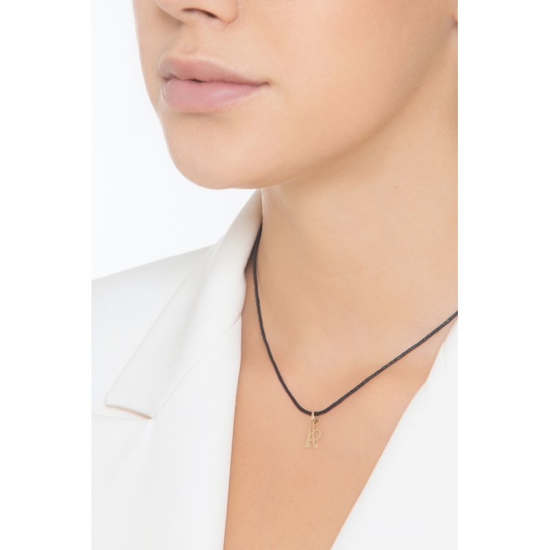 Gelbgold 18K Buchstaben Anhänger A 