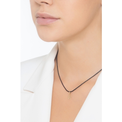 Gelbgold 18K Buchstaben Anhänger A 