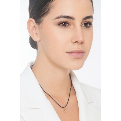 Buchstaben Anhänger P aus Gelbgold 750