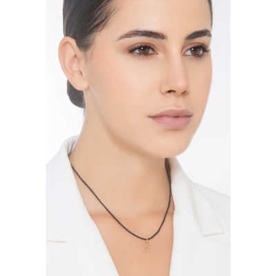 Buchstaben Anhänger Q Gelbgold 18K