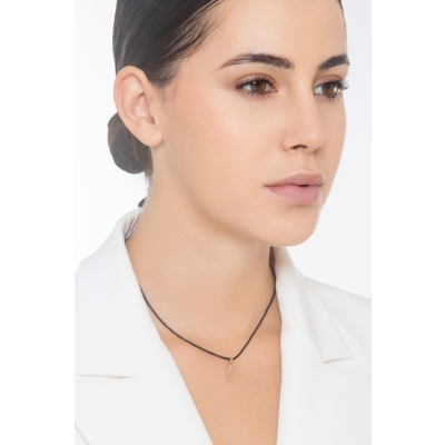 Buchstaben Anhänger Y aus Gelbgold 18K