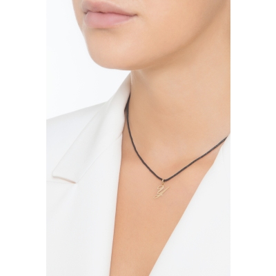 Buchstaben Anhänger Y aus Gelbgold 18K