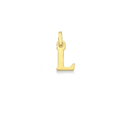 Anhänger Buchstabe L aus Gelbgold 18K