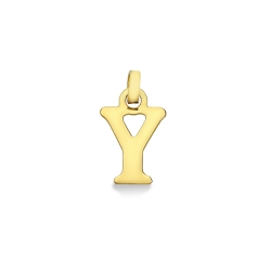Anhänger Buchstabe Y Gelbgold 18K