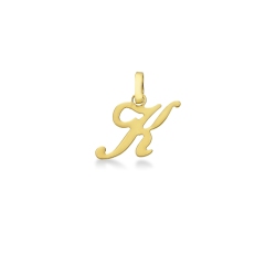 Anhänger Buchstabe K 750er Gelbgold