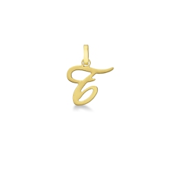 Anhänger Buchstabe T Gelbgold 18K