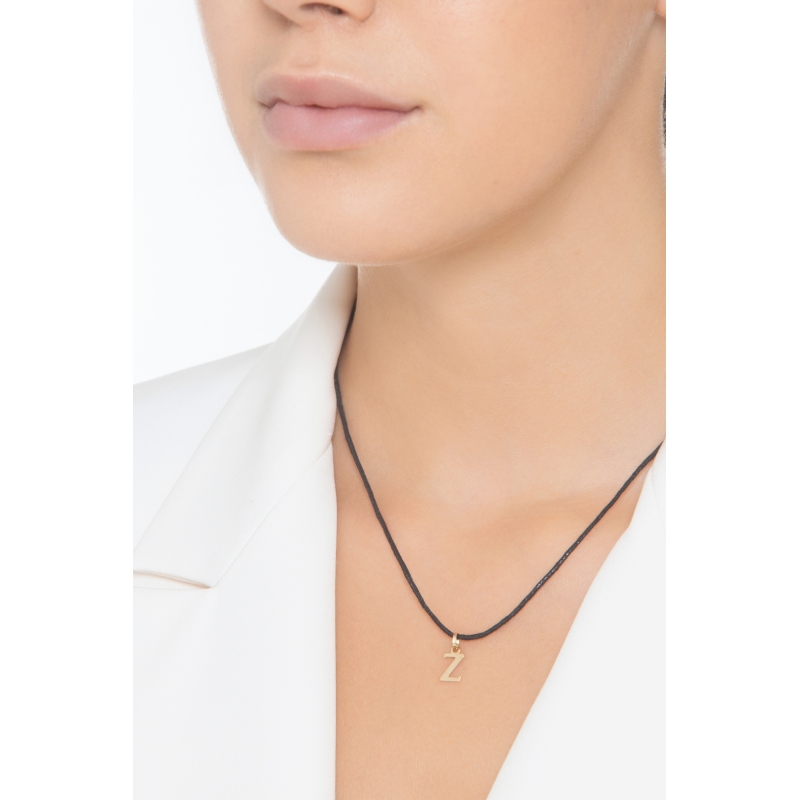 Buchstaben Anhänger Z aus Gelbgold 18K  Buchstaben Anhänger Z aus Gelbgold 18K