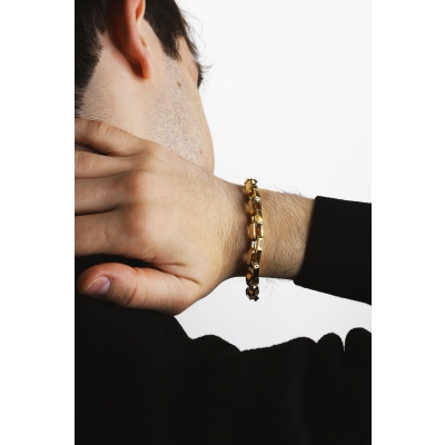 Gelbgold 18K Kettenarmband Herren