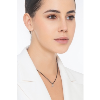 Anhänger Buchstabe N Weißgold 18K