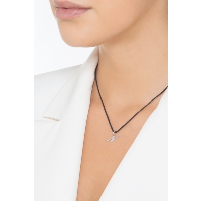 Anhänger Buchstabe N Weißgold 18K