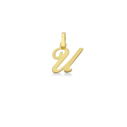 Anhänger Buchstabe U Gelbgold 18K