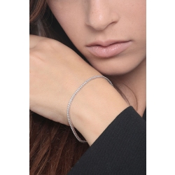 18 Karat Weißgold Tennisarmband mit Diamanten 2