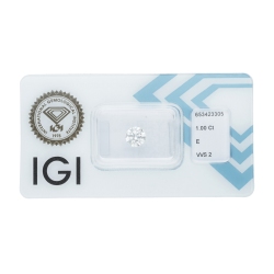 IGI-zertifizierter Diamant 1 CT E VVS2
