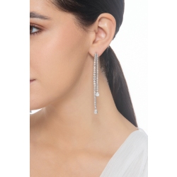 Ohrhänger mit Brillanten und Diamant Tropfen  2