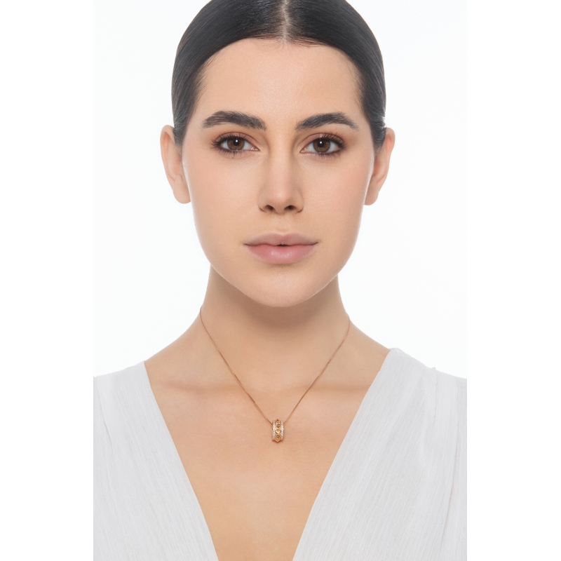 Roségold 18K Kette mit Anhänger  Roségold 18K Kette mit Anhänger