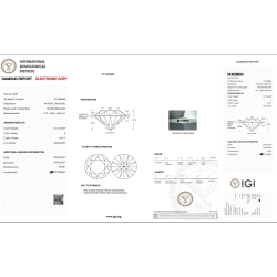 IGI-Zertifizierter Diamant CT 1,21  E  VVS1 2