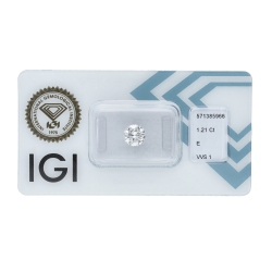 IGI-Zertifizierter Diamant CT 1,21  E  VVS1