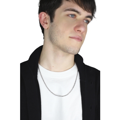 Weißgold 18k Königskette, 60 cm