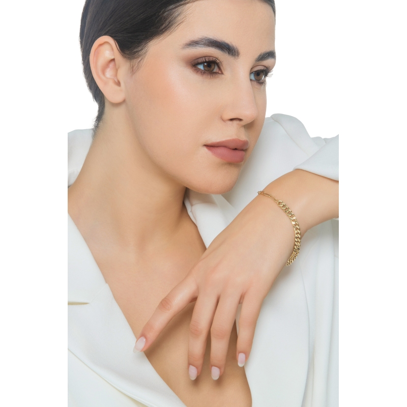 Gelbgold 18K ausgefallenes Damenarmband  Gelbgold 18K ausgefallenes Damenarmband