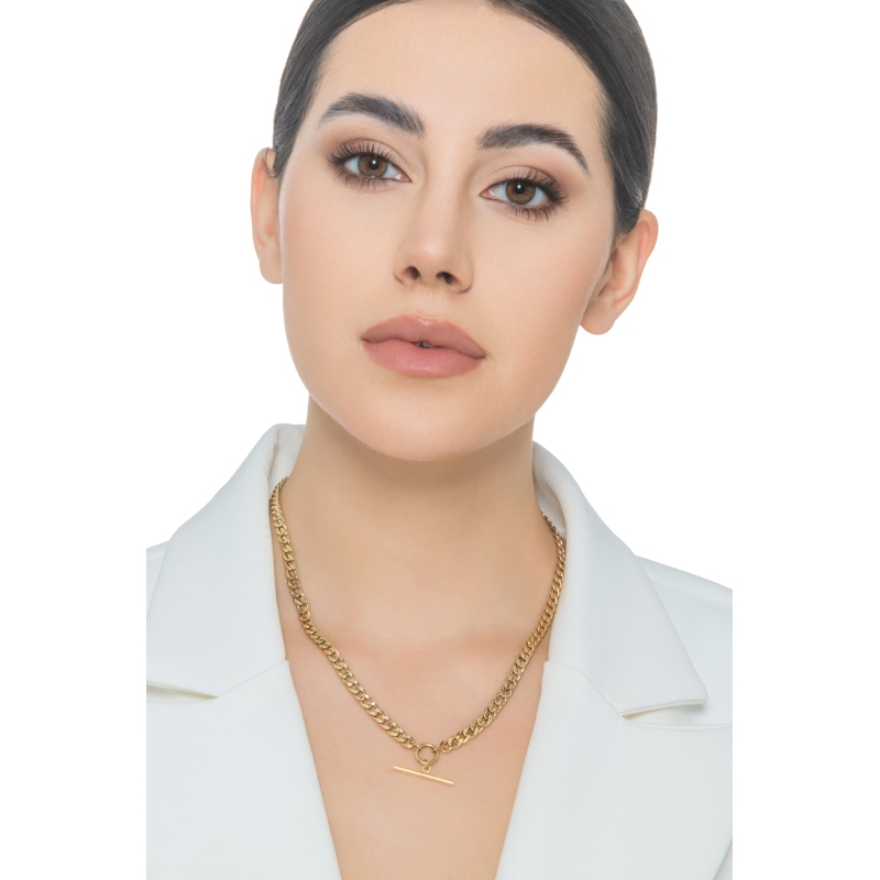 Halskette aus 18K Gelbgold, 45 cm