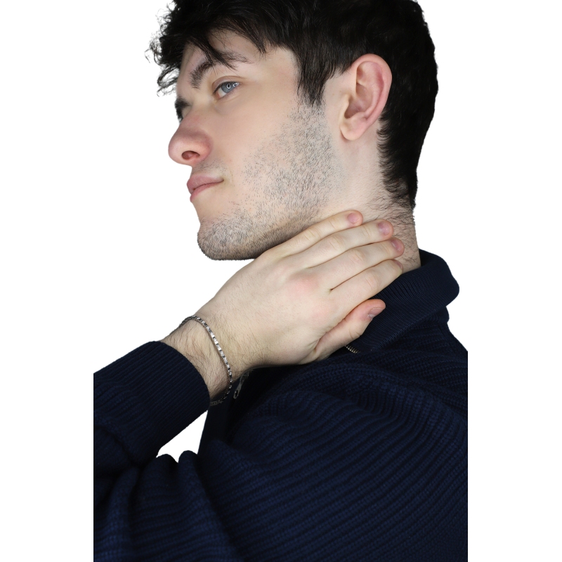 Weißgold 18K Tennisarmband mit Diamanten