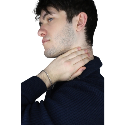 Weißgold 18K Tennisarmband mit Diamanten