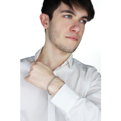 Armband aus 18K Weißgold 750 mit Diamanten