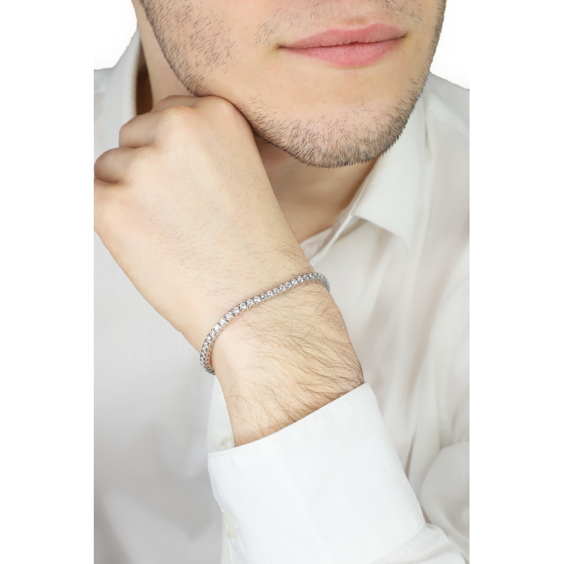 Diamantarmband Tennis 18K Weißgold Diamantarmband Tennis 18K Weißgold