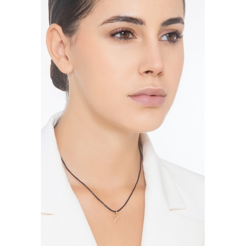 Anhänger Buchstabe X Gelbgold 750