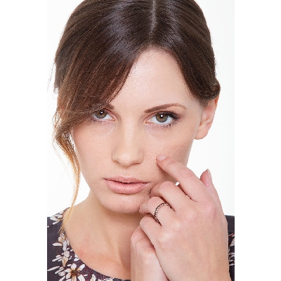 Memory Ring Weißgold 750