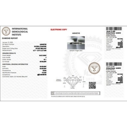 IGI-zertifizierter Diamant CT 0,42 F VS1 2