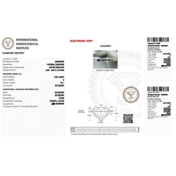 IGI-zertifizierter Diamant CT 0,32   E    VS1 2