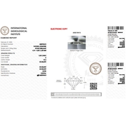 IGI-zertifizierter Diamant CT 0,40   E    VS2 2