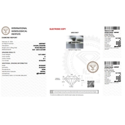 IGI-zertifizierter Diamant CT 0,47    D    SI1 2