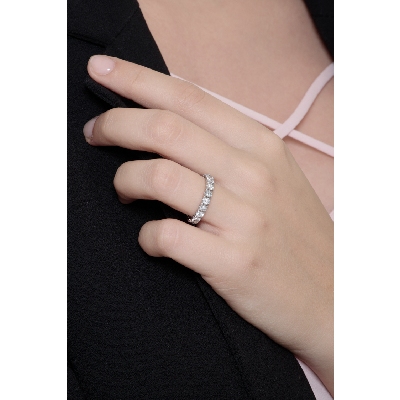 Memory Ring Weißgold Diamant 