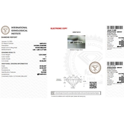 IGI-zertifizierter Diamant CT 0,34 F VVS1 2
