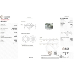 IGI-zertifizierter Diamant CT 1,01   E   VVS1 2