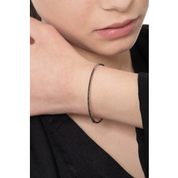 Armreif Weißgold mit schwarzen Diamanten 2