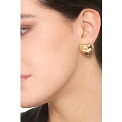 Herz Ohrringe aus Gelbgold 18K 2