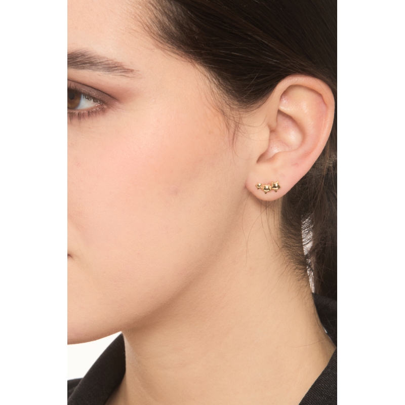 Ohrringe mit Sternen aus 18K Gelbgold Ohrringe mit Sternen aus 18K Gelbgold