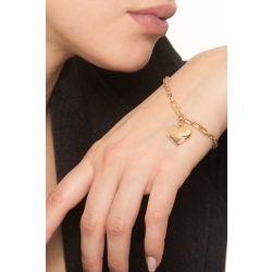 Damenarmband aus Gelbgold mit Herzanhänger 2