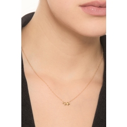 Damenkette mit Sternen aus Gelbgold 18K 2